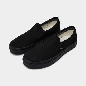 Vans Women's Black Slip-On Loafers